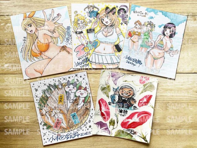 Manga Artist's Autographed Art